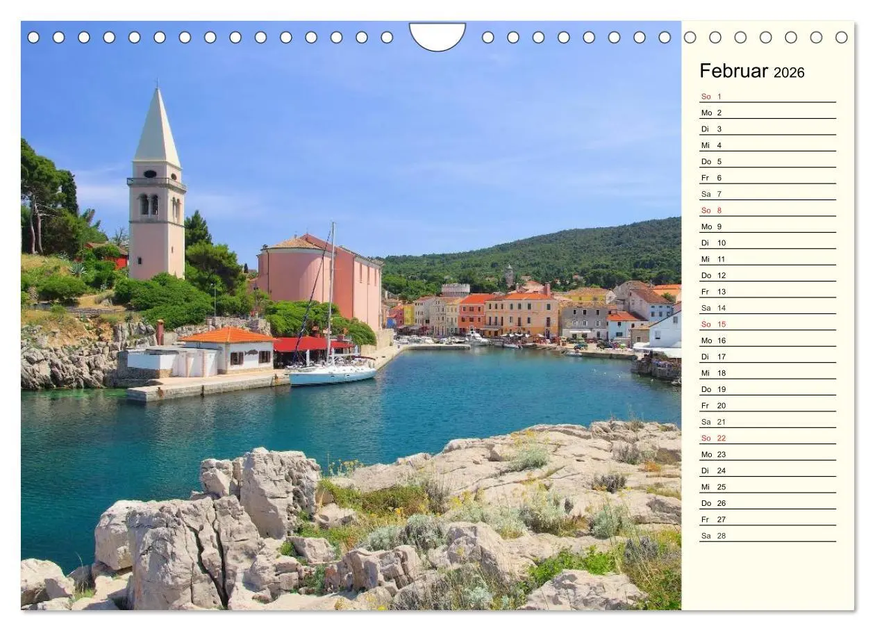 Bild: 9783457982037 | Kroatien (Wandkalender 2026 DIN A4 quer), CALVENDO Monatskalender