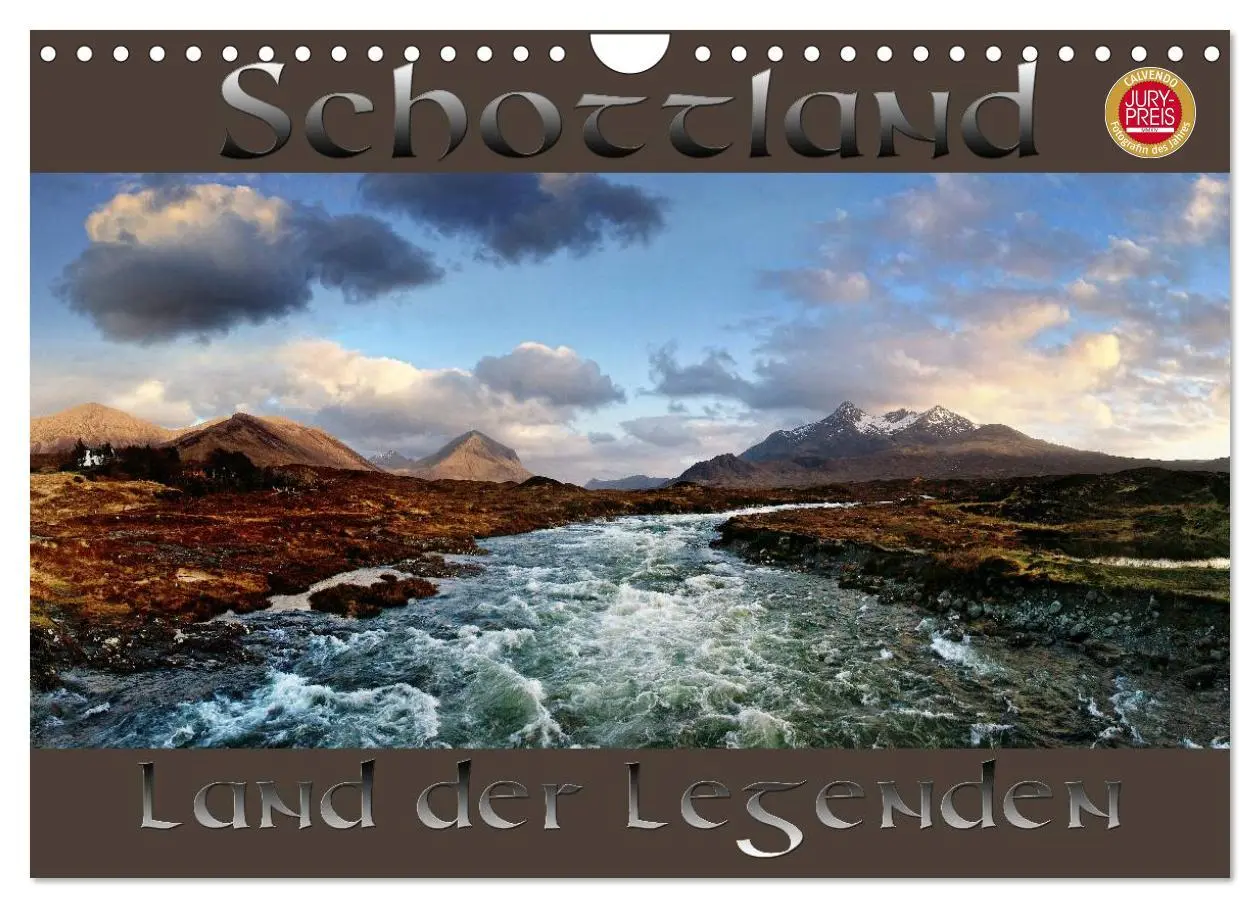 Cover: 9783516142037 | Schottland - Land der Legenden (Wandkalender 2026 DIN A4 quer),...