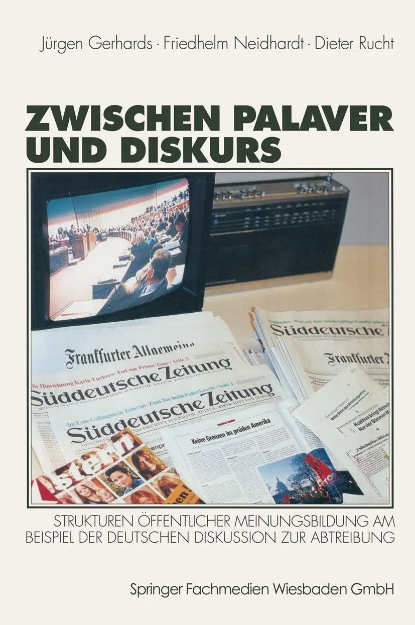 Cover: 9783531132037 | Zwischen Palaver und Diskurs | Jürgen Gerhards (u. a.) | Taschenbuch