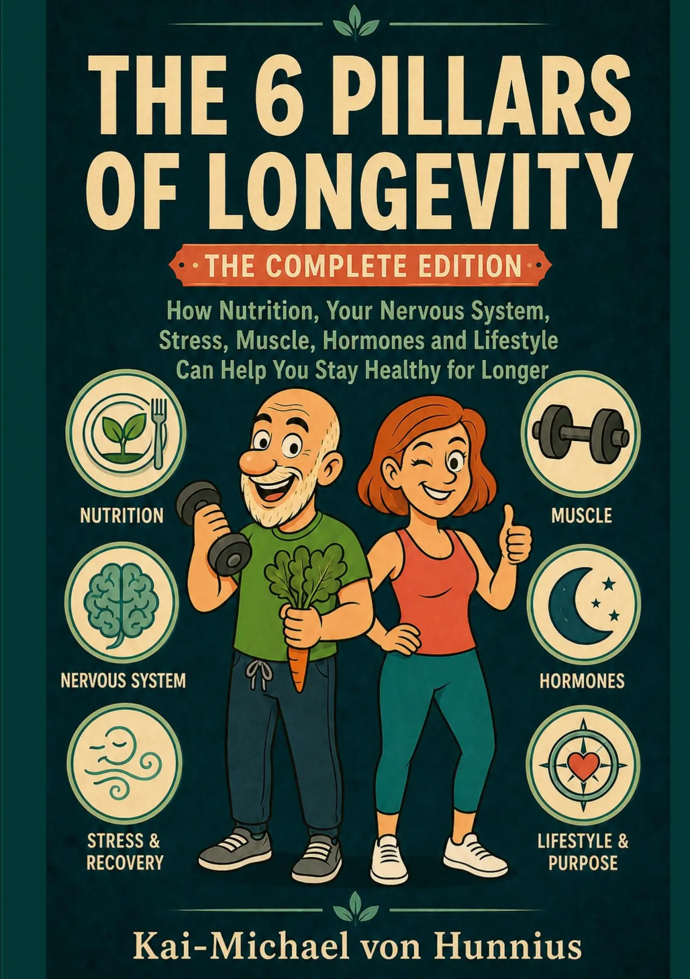 Cover: 9783696712037 | The 6 Pillars of Longevity | Kai-Michael von Hunnius | Taschenbuch