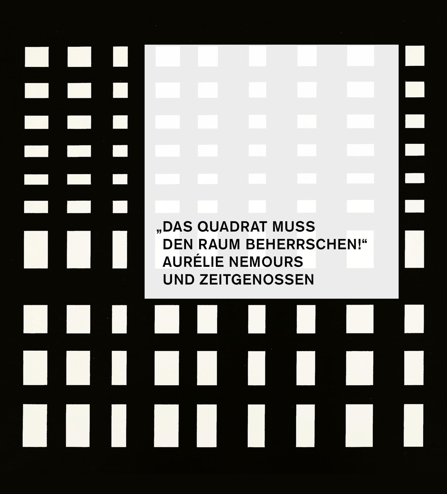 Cover: 9783969122037 | "Das Quadrat muss den Raum beherrschen!" - Aurélie Nemours und...