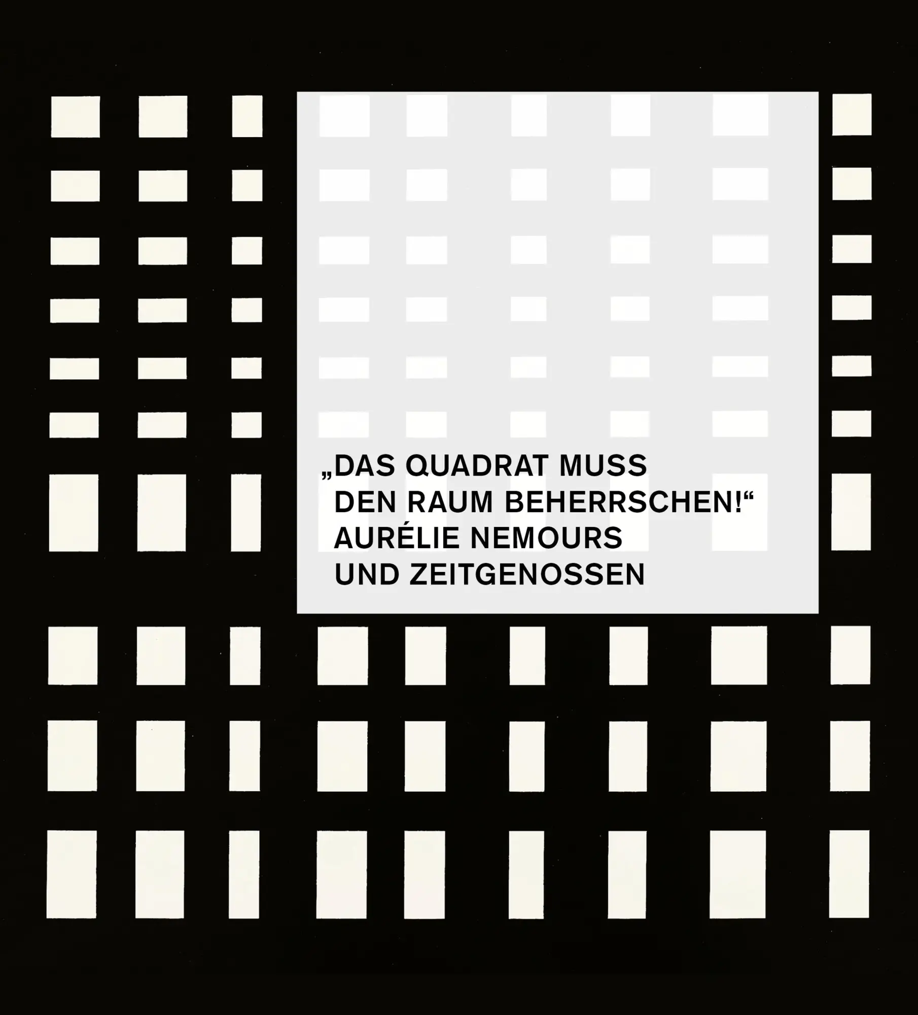 Cover: 9783969122037 | "Das Quadrat muss den Raum beherrschen!" - Aurélie Nemours und...