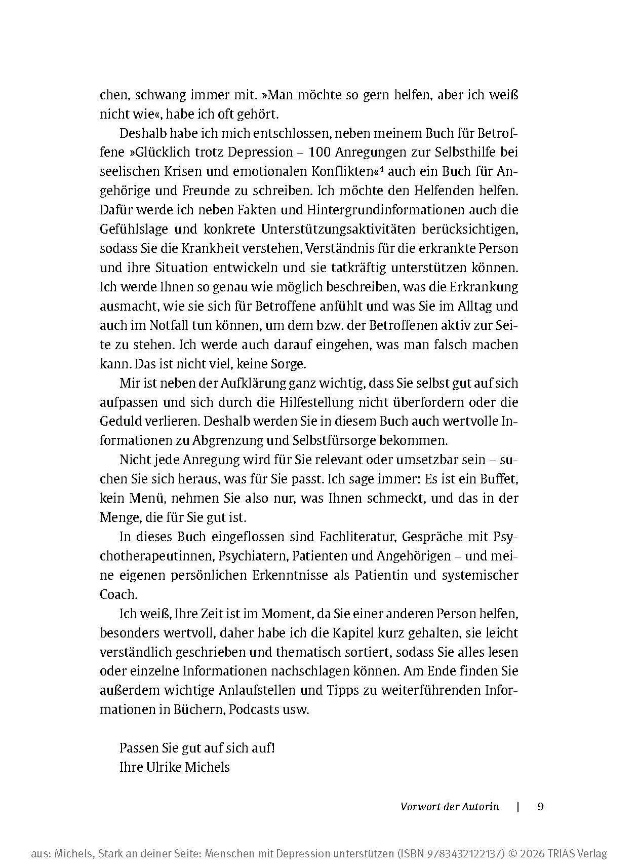 Bild: 9783432122137 | Stark an deiner Seite: Menschen mit Depression unterstützen | Michels