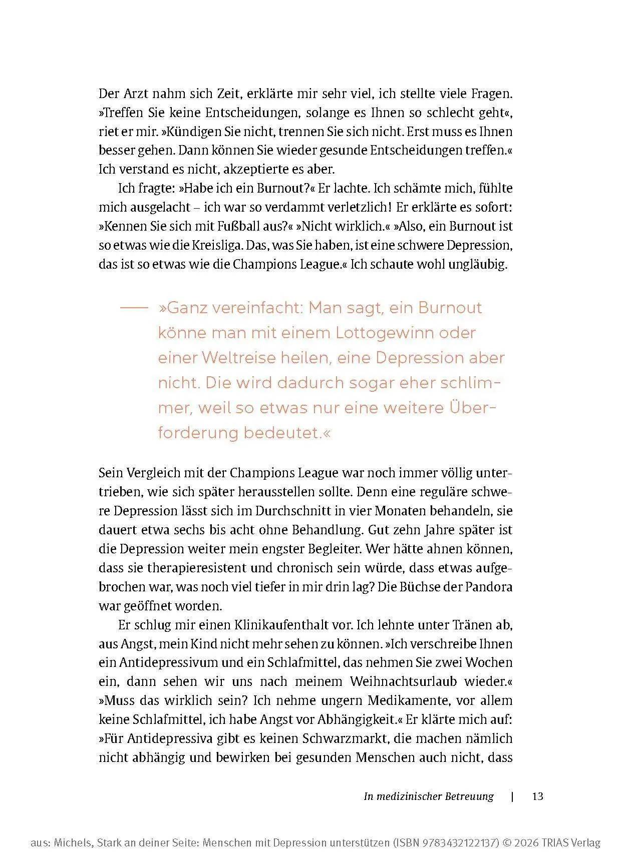 Bild: 9783432122137 | Stark an deiner Seite: Menschen mit Depression unterstützen | Michels