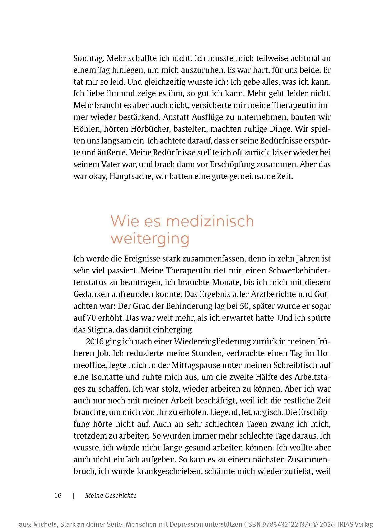 Bild: 9783432122137 | Stark an deiner Seite: Menschen mit Depression unterstützen | Michels
