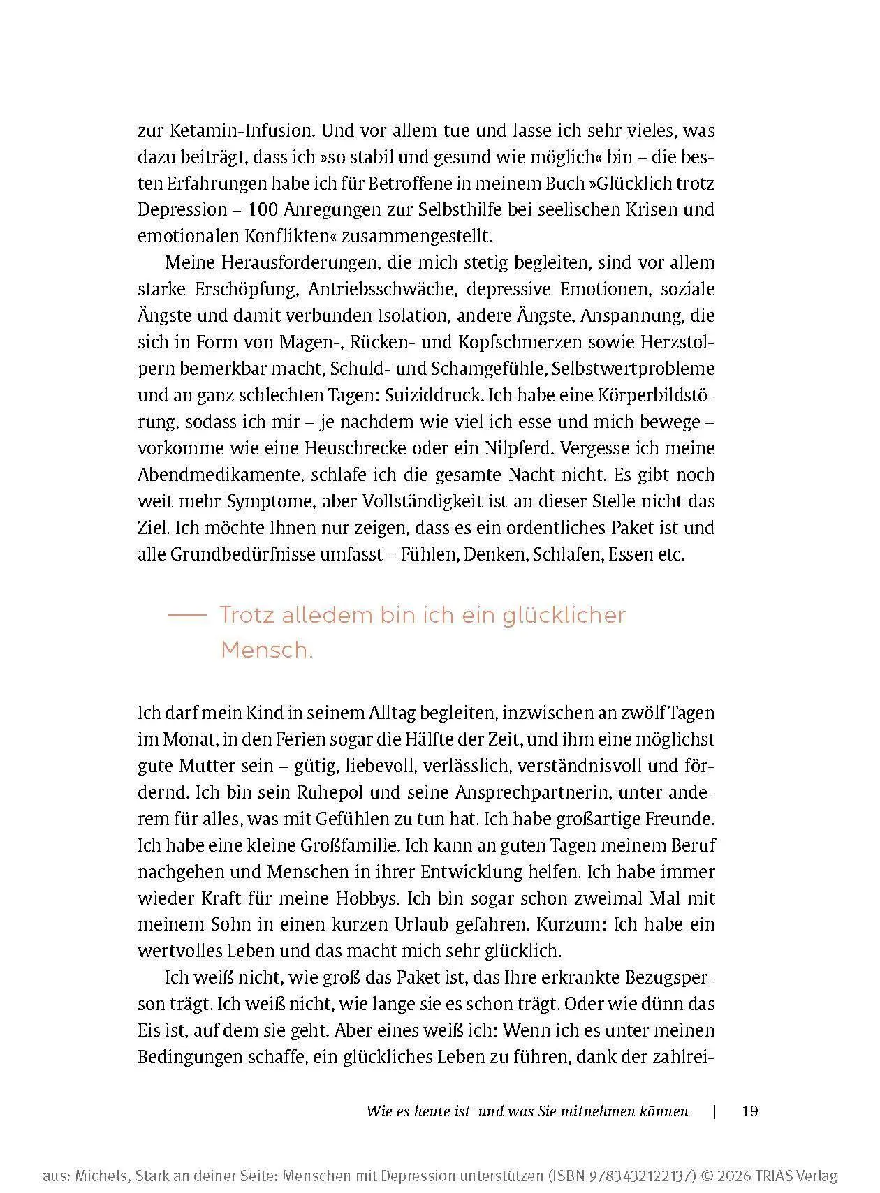 Bild: 9783432122137 | Stark an deiner Seite: Menschen mit Depression unterstützen | Michels