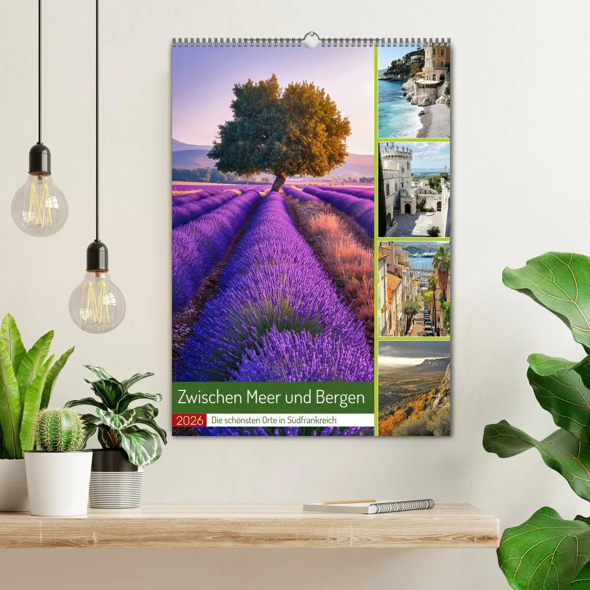 Bild: 9783457282137 | Zwischen Meer und Bergen (Wandkalender 2026 DIN A2 hoch), CALVENDO...