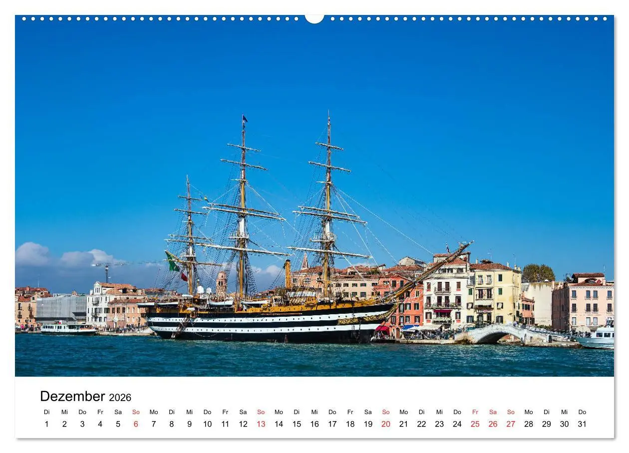 Bild: 9783457662137 | Unterwegs in Venedig (hochwertiger Premium Wandkalender 2026 DIN A2...