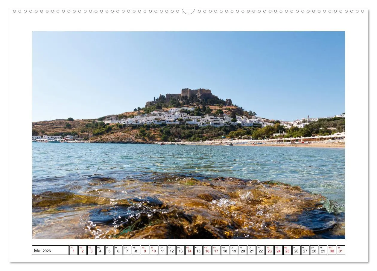 Bild: 9783457802137 | Rhodos, eine Sonneninsel (Wandkalender 2026 DIN A2 quer), CALVENDO...