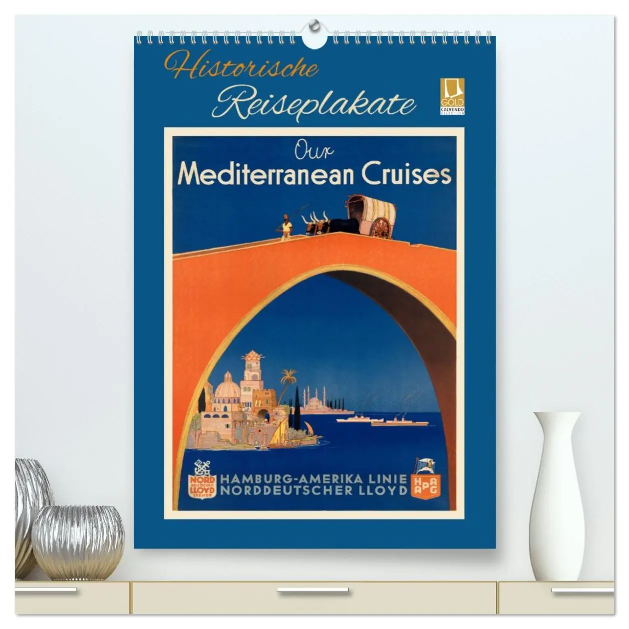 Cover: 9783516372137 | Historische Reiseplakate (hochwertiger Premium Wandkalender 2026...
