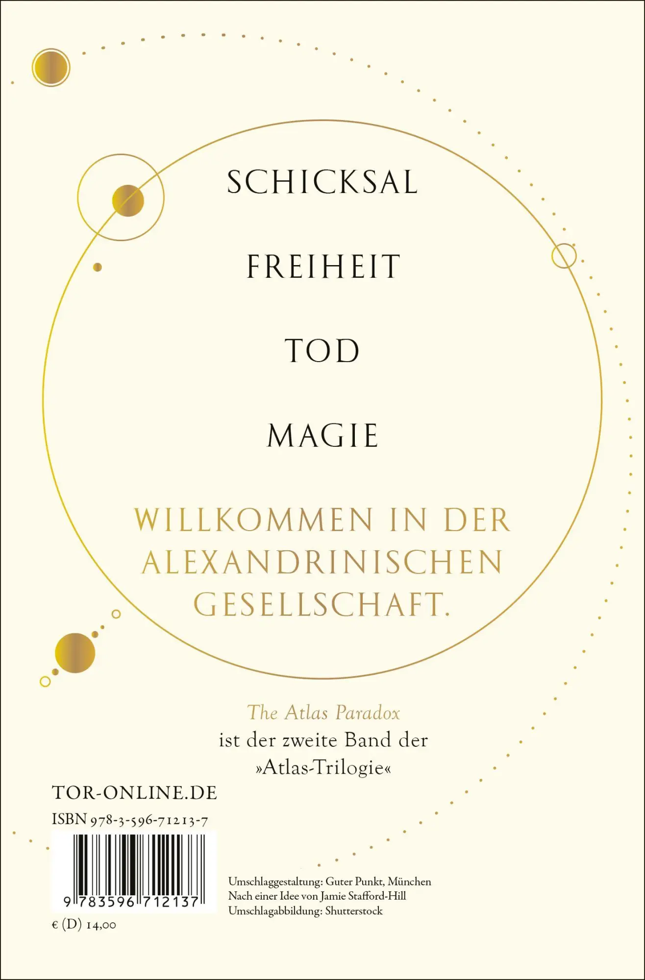 Rückseite: 9783596712137 | The Atlas Paradox | Schicksal ist eine Entscheidung | Olivie Blake