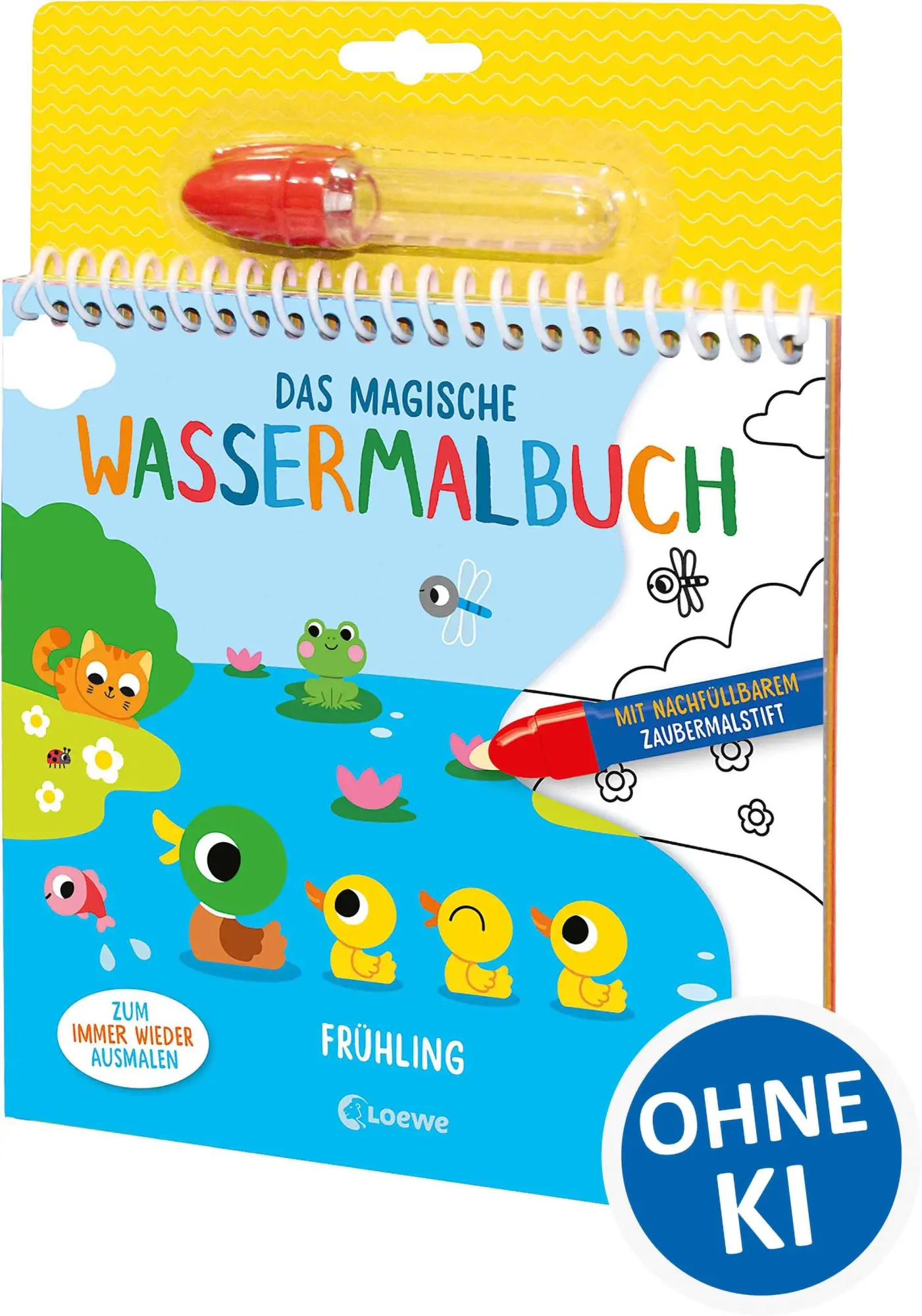 Cover: 9783743222137 | Das magische Wassermalbuch - Frühling | Svenja Pidde | Taschenbuch