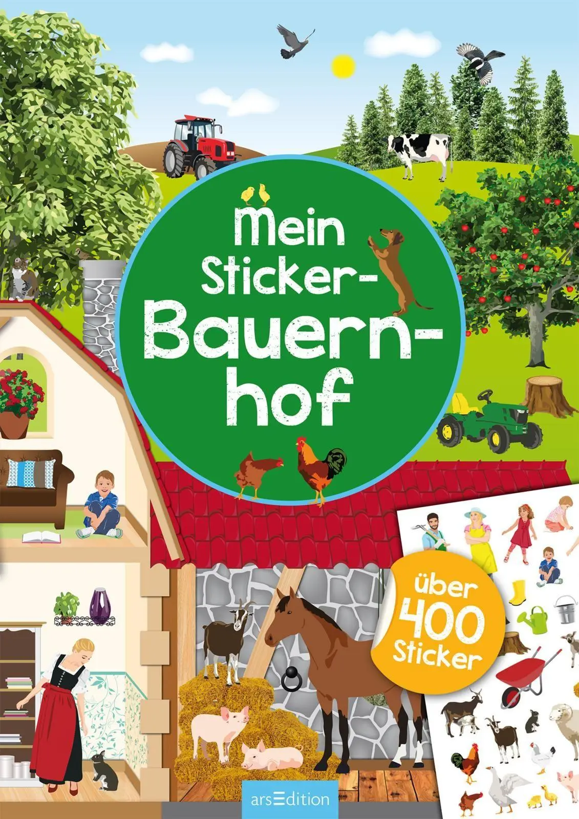 Bild: 9783845812137 | Mein Sticker-Bauernhof | Ingrid Bräuer | Broschüre | Mein Stickerbuch
