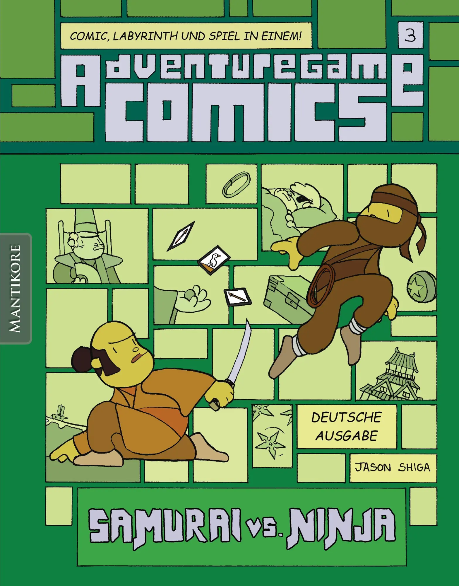 Cover: 9783961882137 | Adventuregame Comics 3 | Samurai vs. Ninja | Jason Shiga | Taschenbuch