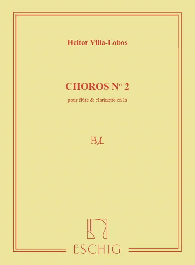 Cover: 9790045012137 | Choros No 2 | Heitor Villa-Lobos | Buch | 2001 | Max Eschig