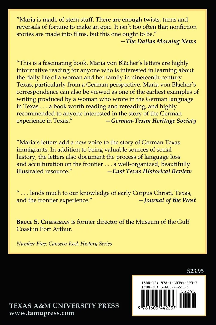 Rückseite: 9781603442237 | Maria Von Blucher's Corpus Christi | Maria Augusta von Blucher | Buch