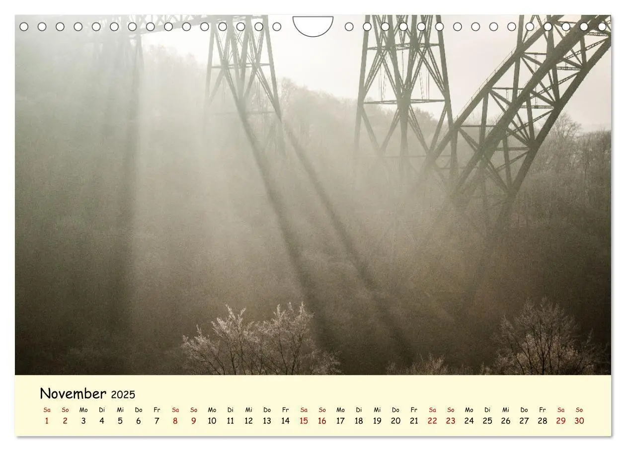 Bild: 9783435012237 | Müngstener Brücke - Landschaft rund um Solingen (Wandkalender 2025...