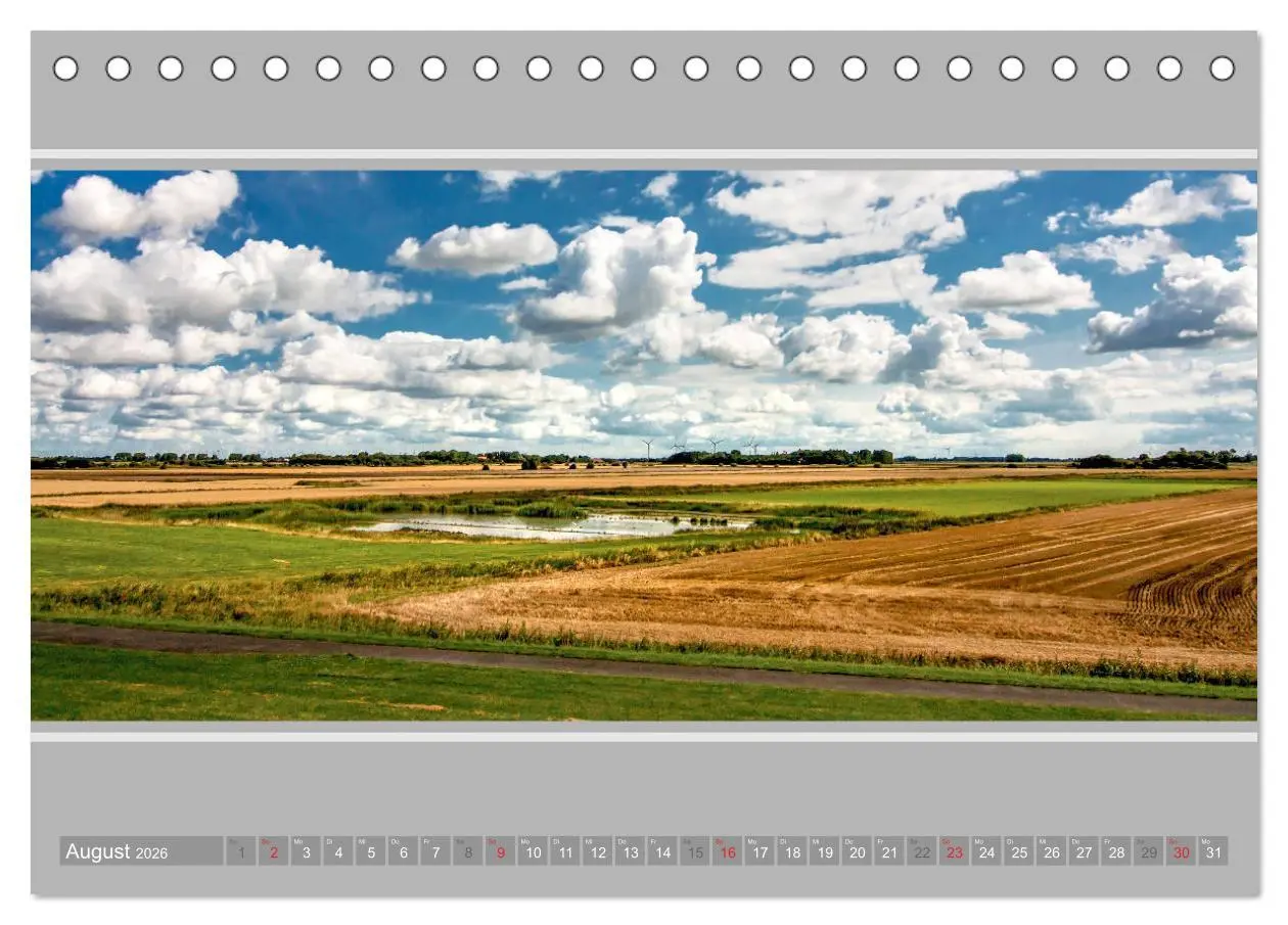 Bild: 9783457962237 | Ostfriesland - Deichspaziergang (Tischkalender 2026 DIN A5 quer),...