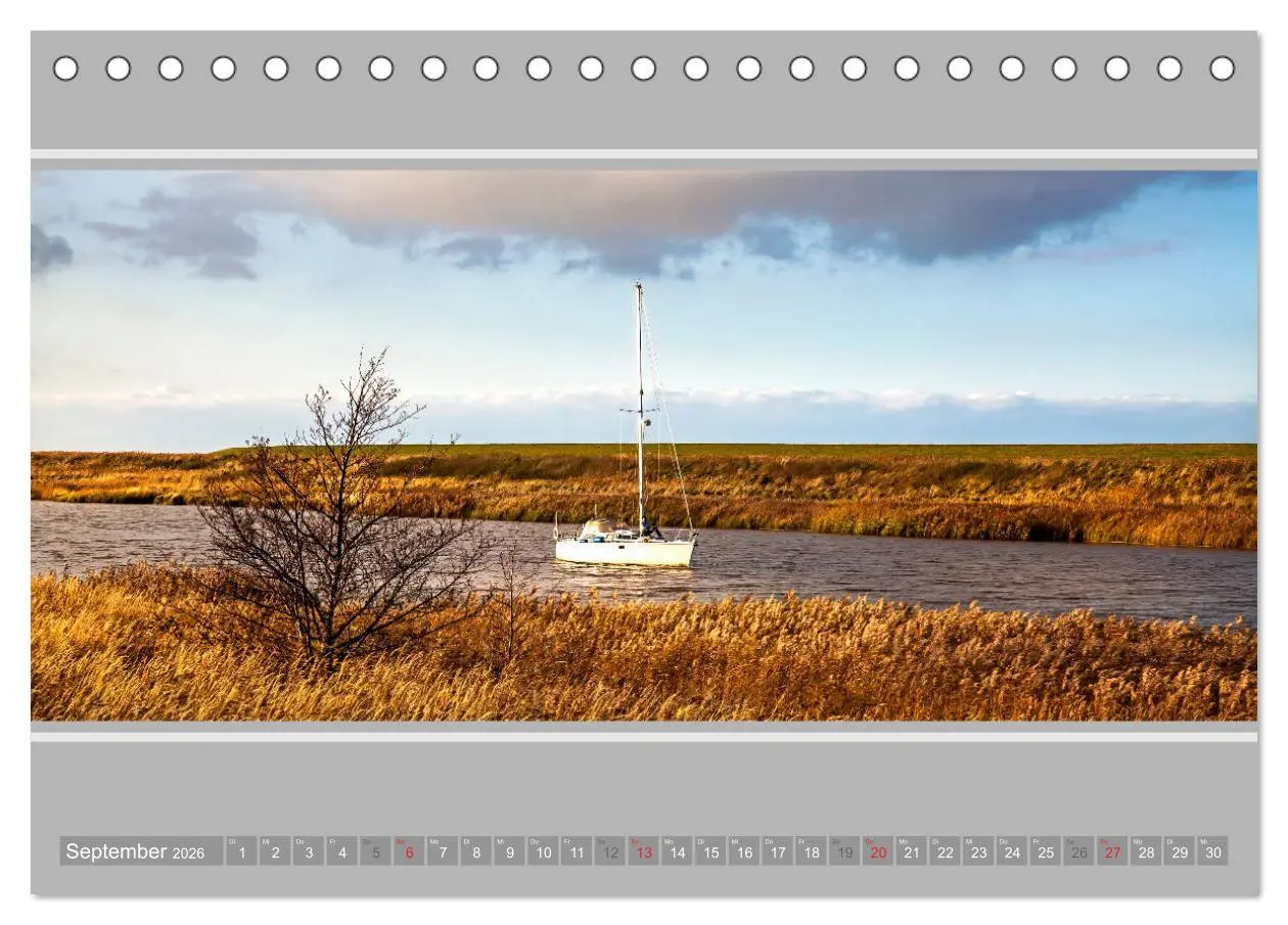 Bild: 9783457962237 | Ostfriesland - Deichspaziergang (Tischkalender 2026 DIN A5 quer),...