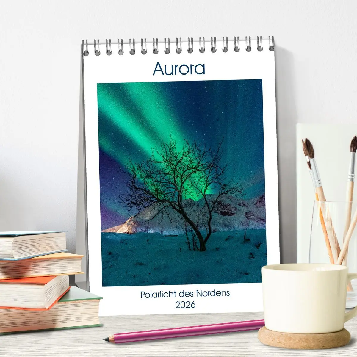 Bild: 9783516362237 | Aurora - Polarlicht des Nordens (Tischkalender 2026 DIN A5 hoch),...