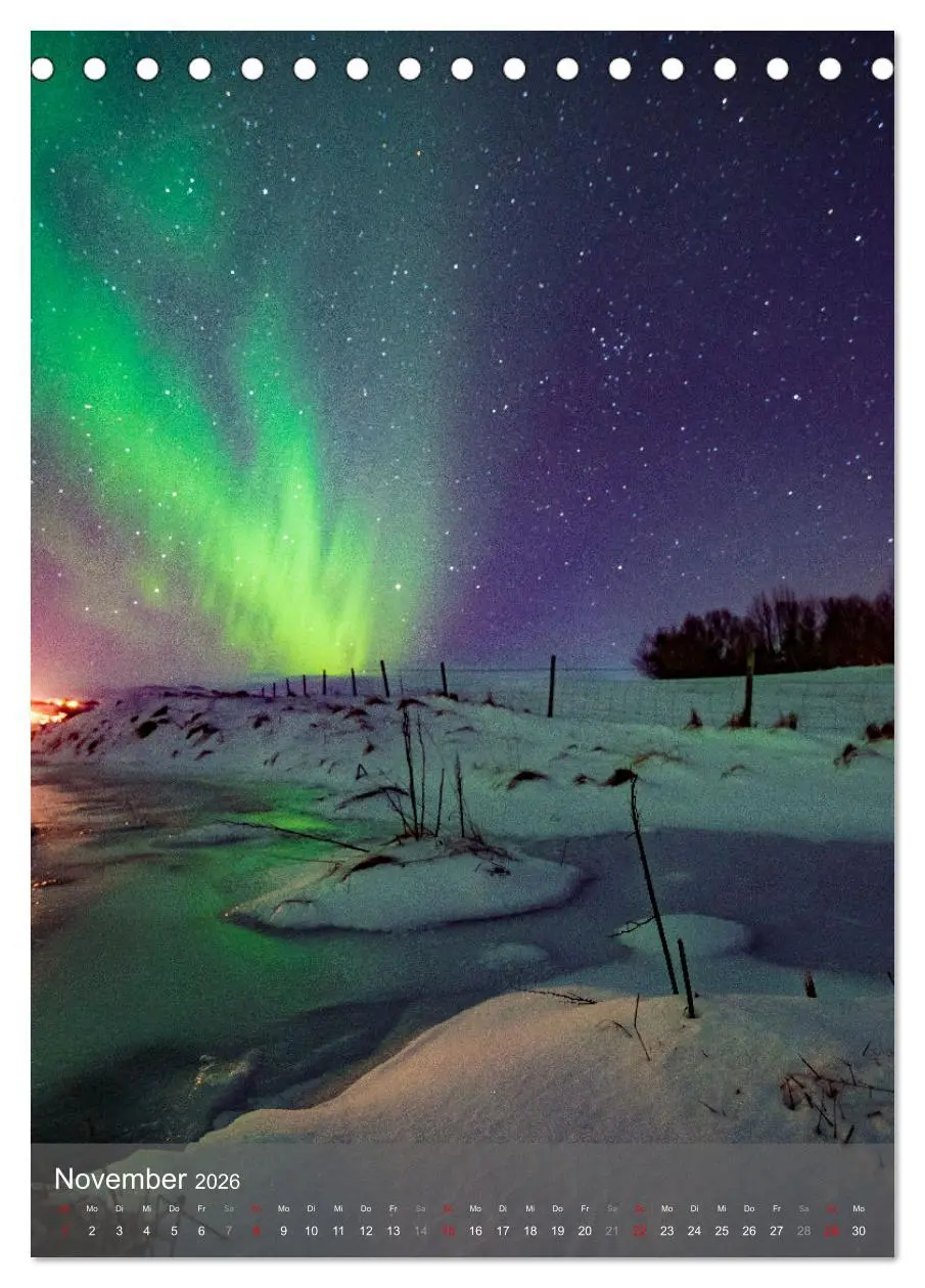 Bild: 9783516362237 | Aurora - Polarlicht des Nordens (Tischkalender 2026 DIN A5 hoch),...