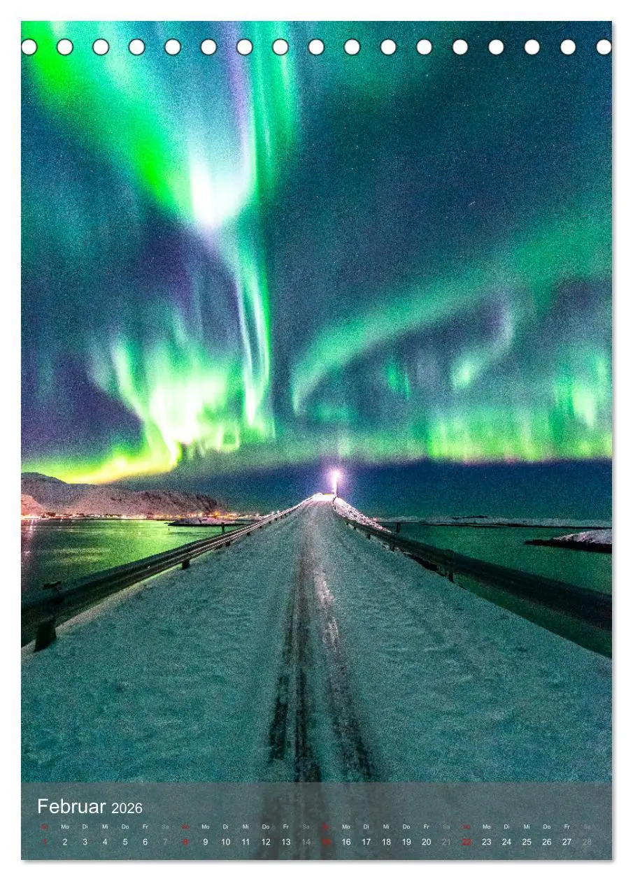 Bild: 9783516362237 | Aurora - Polarlicht des Nordens (Tischkalender 2026 DIN A5 hoch),...