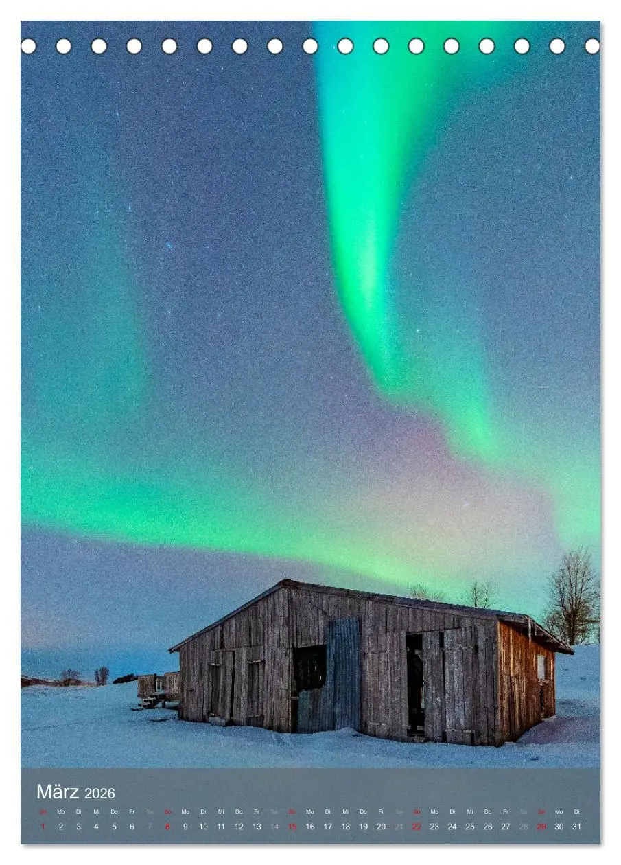 Bild: 9783516362237 | Aurora - Polarlicht des Nordens (Tischkalender 2026 DIN A5 hoch),...