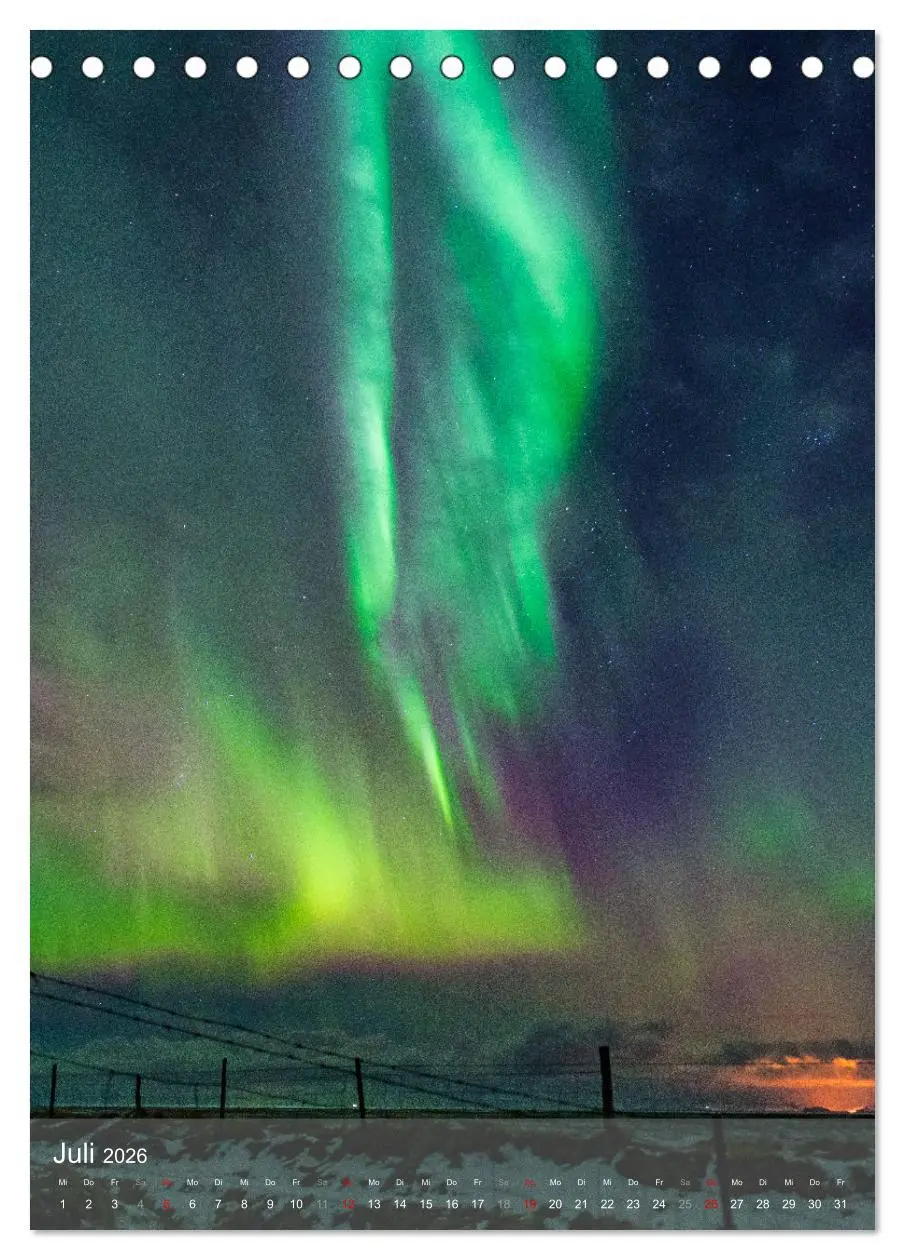 Bild: 9783516362237 | Aurora - Polarlicht des Nordens (Tischkalender 2026 DIN A5 hoch),...