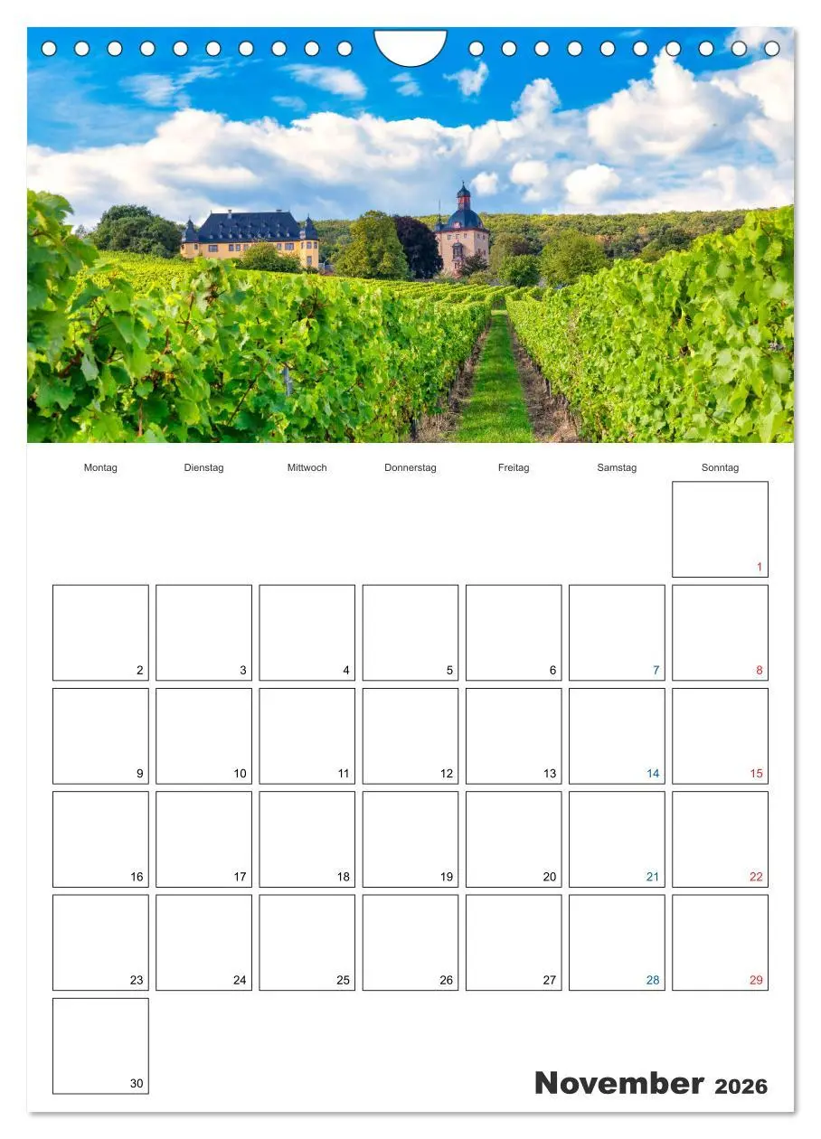 Bild: 9783516432237 | Rheingau Terminplaner (Wandkalender 2026 DIN A4 hoch), CALVENDO...
