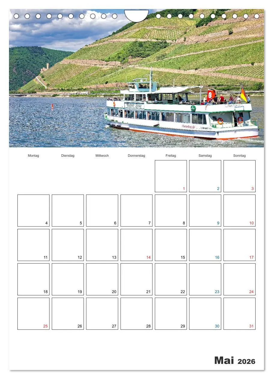 Bild: 9783516432237 | Rheingau Terminplaner (Wandkalender 2026 DIN A4 hoch), CALVENDO...