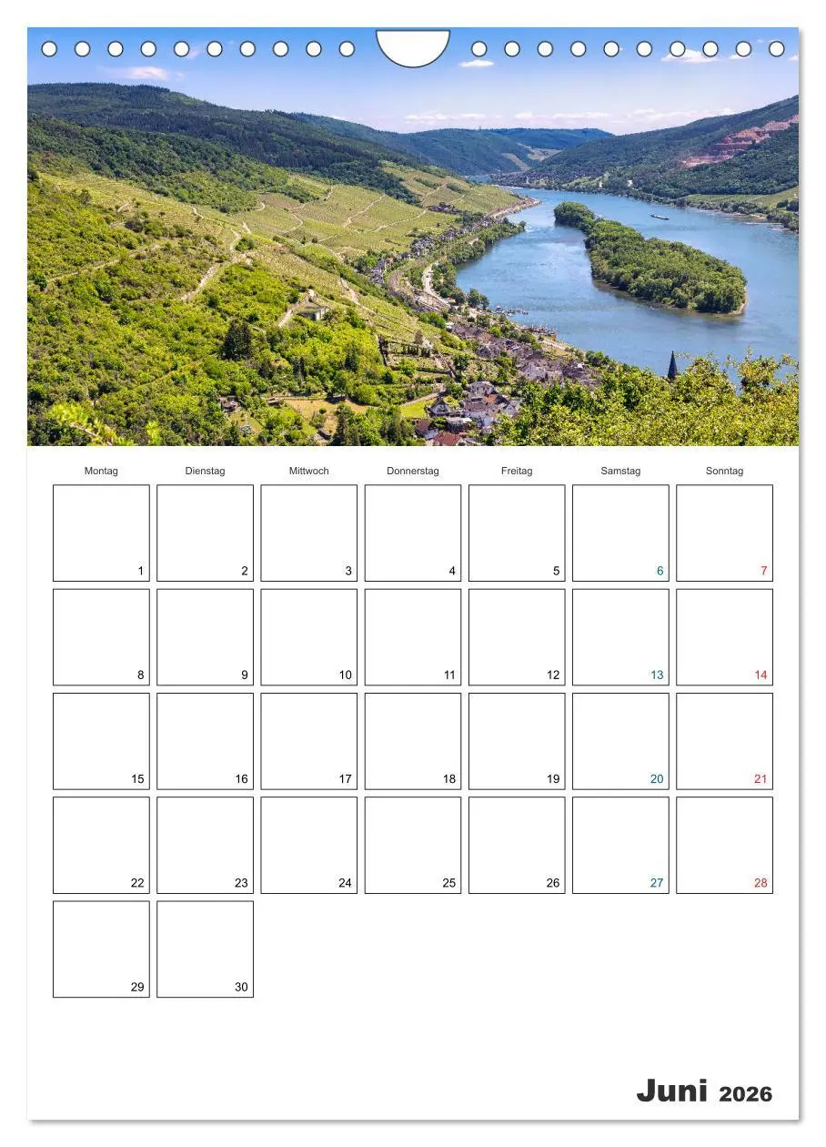 Bild: 9783516432237 | Rheingau Terminplaner (Wandkalender 2026 DIN A4 hoch), CALVENDO...