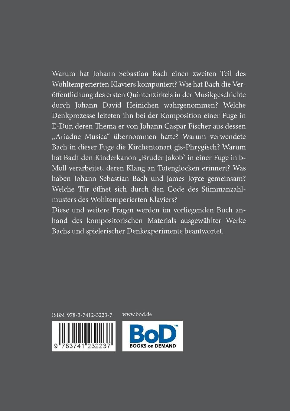Rückseite: 9783741232237 | Bach. Das Wohltemperierte Rätsel | Henning Möller | Taschenbuch | 2016