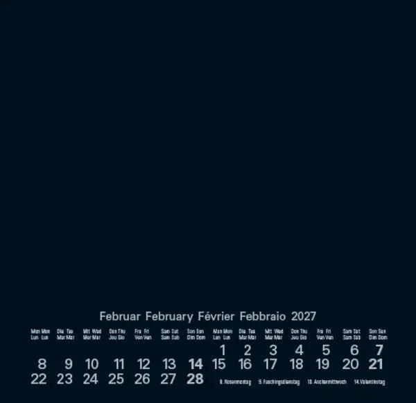 Bild: 9783819302237 | Foto-Malen-Basteln Bastelkalender schwarz quer 2027 | Verlag Korsch