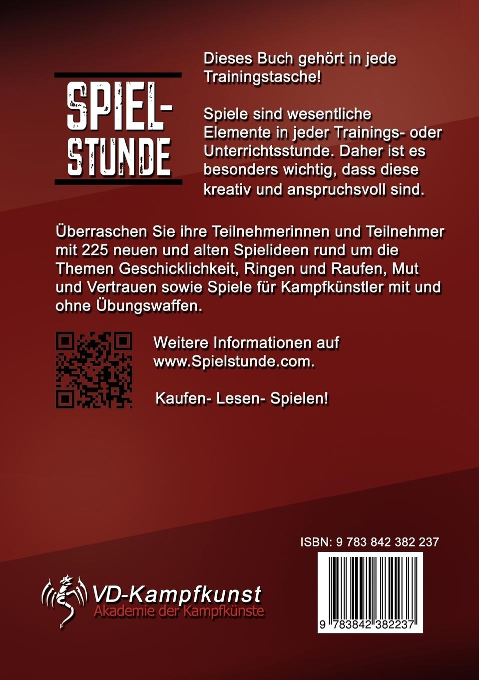 Rückseite: 9783842382237 | Spielstunde | Spielesammlung für Trainer, Kampfkünstler und Lehrer