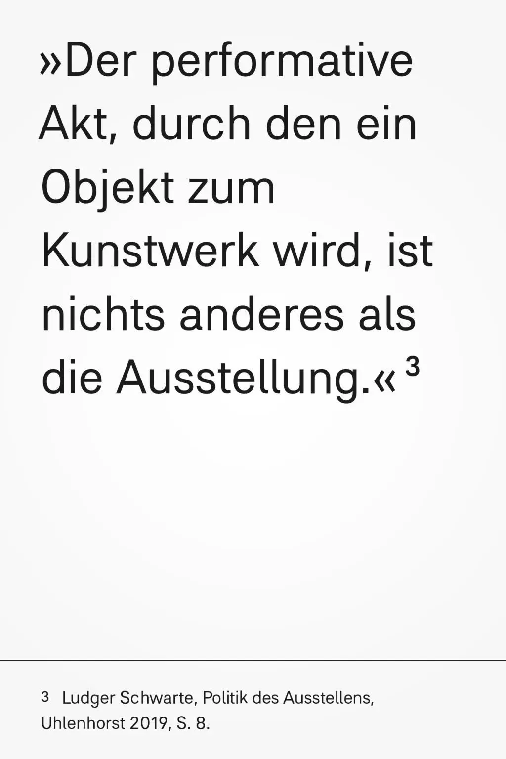 Cover: 9783864852237 | Politik des Ausstellens | Ludger Schwarte | Taschenbuch | 52 S. | 2019