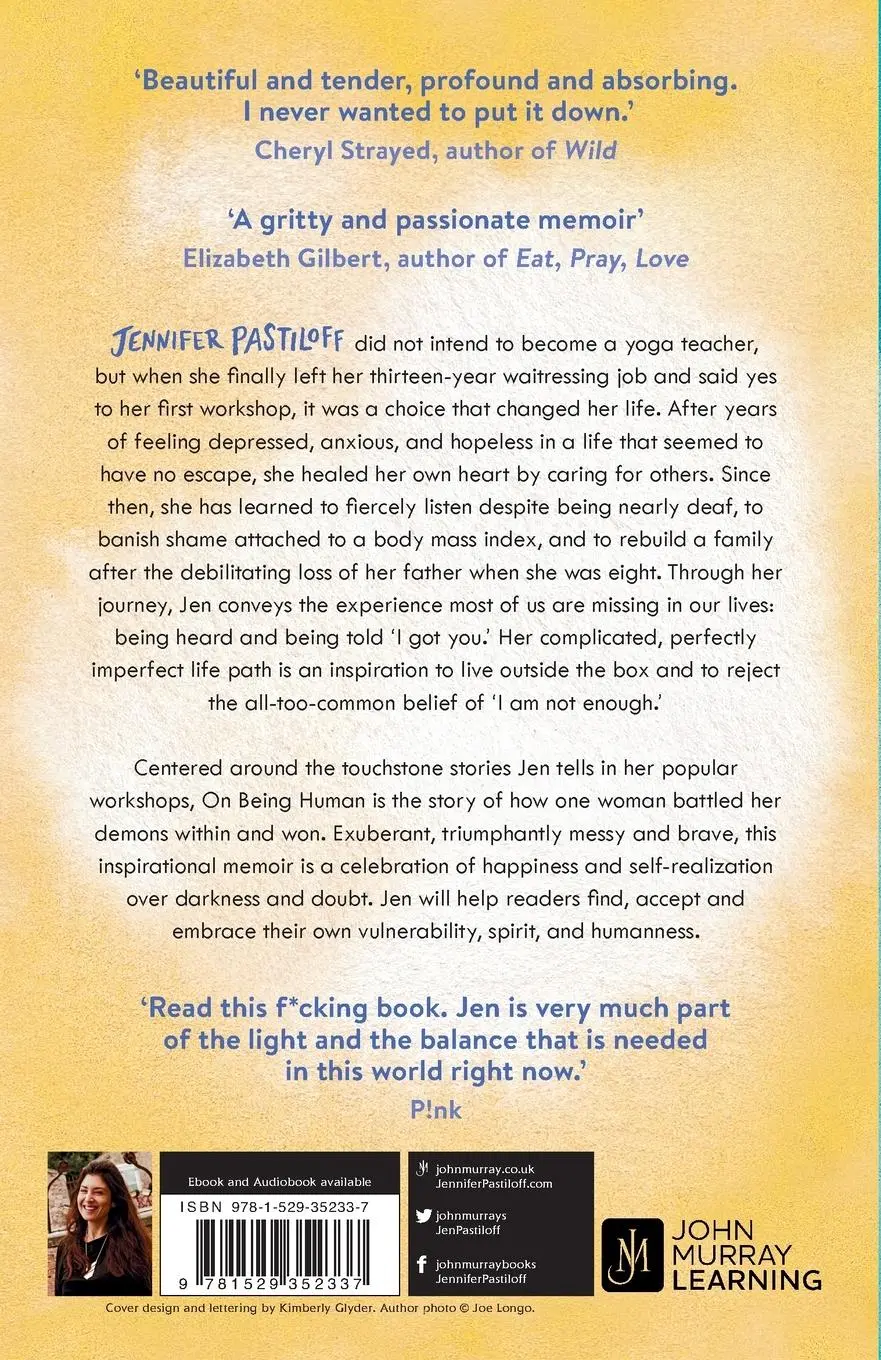 Rückseite: 9781529352337 | On Being Human | Jennifer Pastiloff | Taschenbuch | Englisch | 2020