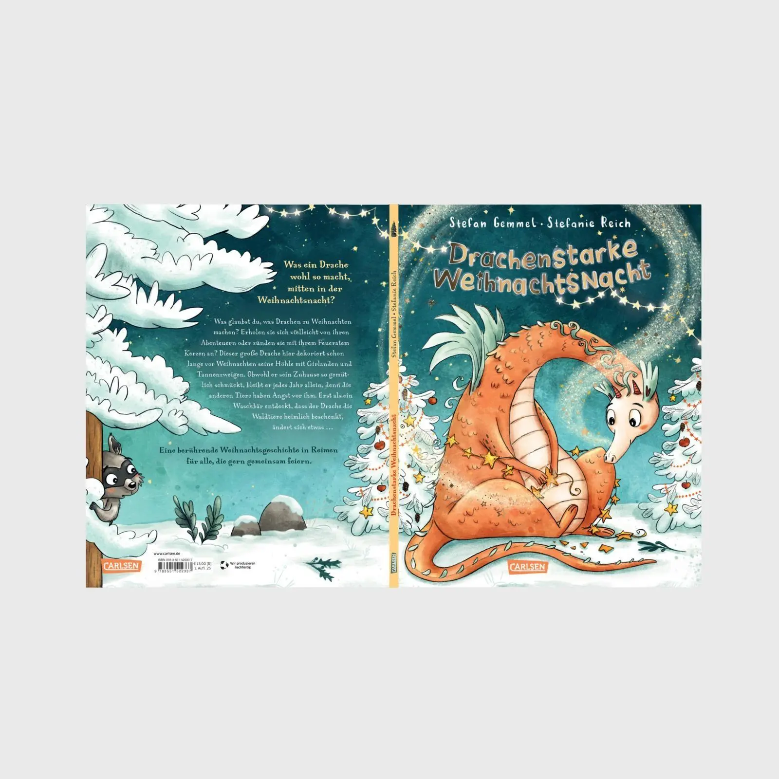 Bild: 9783551522337 | Drachenstarke Weihnachtsnacht | Stefan Gemmel | Buch | 32 S. | Deutsch
