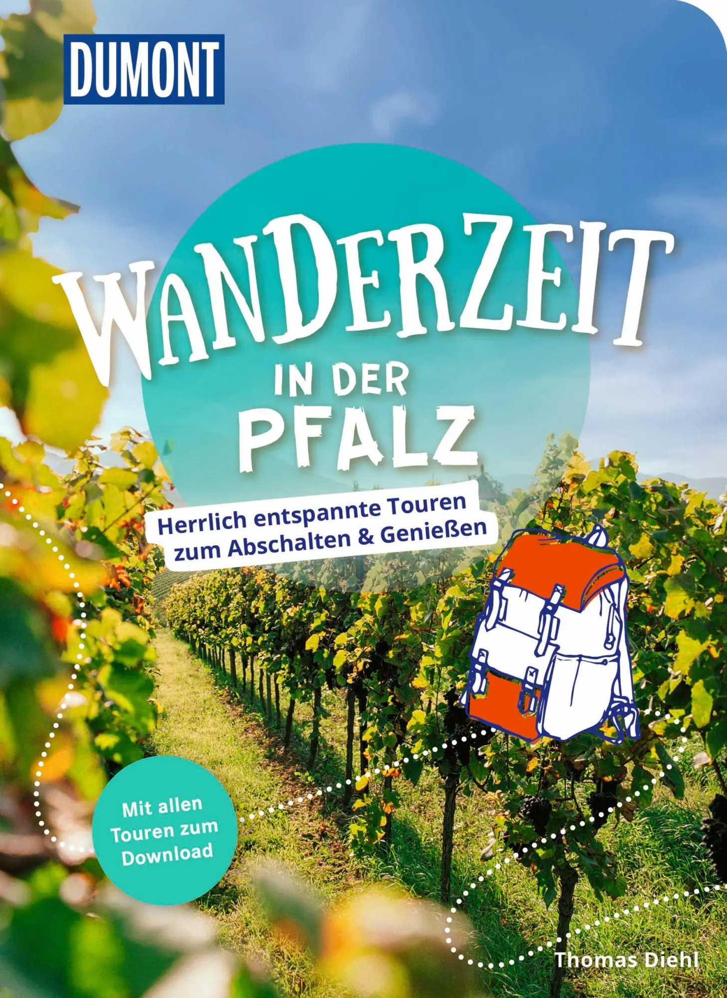 Cover: 9783616032337 | DUMONT Wanderzeit in der Pfalz | Thomas Diehl | Taschenbuch | 224 S.