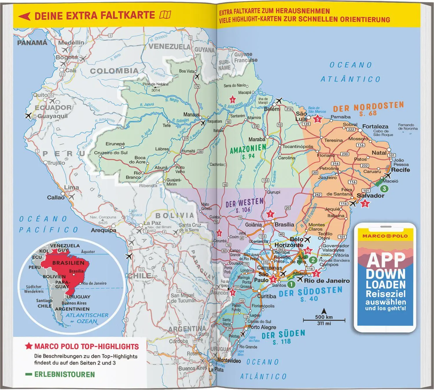 Bild: 9783829742337 | MARCO POLO Reiseführer Brasilien | Petra Schaeber (u. a.) | Buch