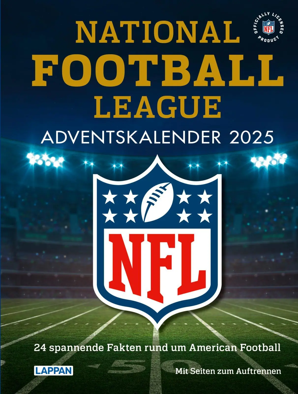 Cover: 9783830322337 | NFL American Football Adventskalender 2025 | Holger Weishaupt | Buch