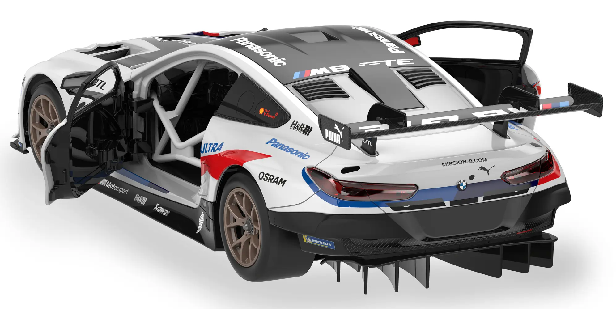Bild: 4042774462437 | Jamara BMW M8 GTE 1:18 weiß 2,4GHz Bausatz | In Karton | 403130 | 2021