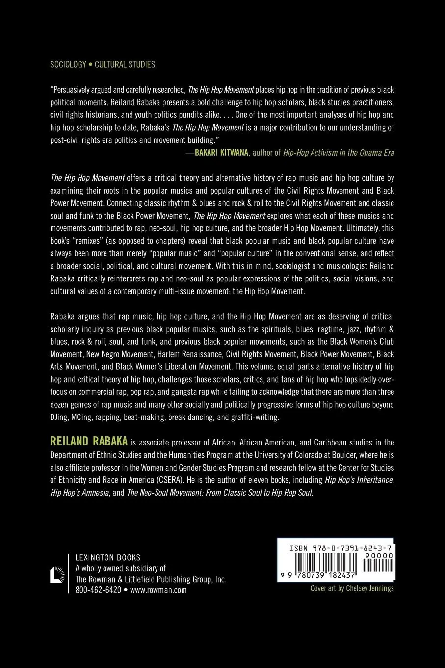 Rückseite: 9780739182437 | The Hip Hop Movement | Reiland Rabaka | Taschenbuch | Englisch | 2013