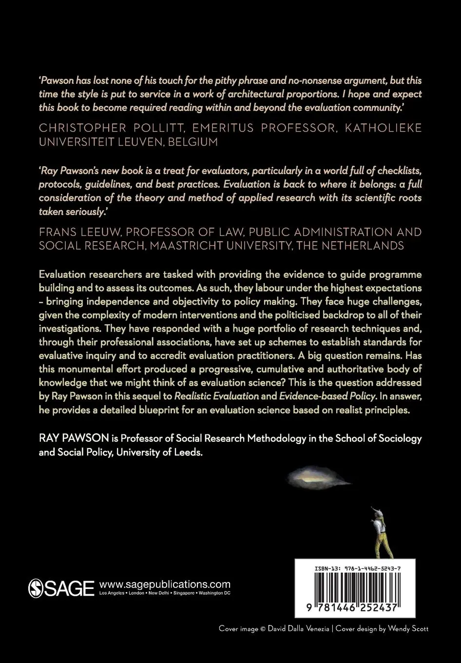 Rückseite: 9781446252437 | The Science of Evaluation | A Realist Manifesto | Ray Pawson | Buch