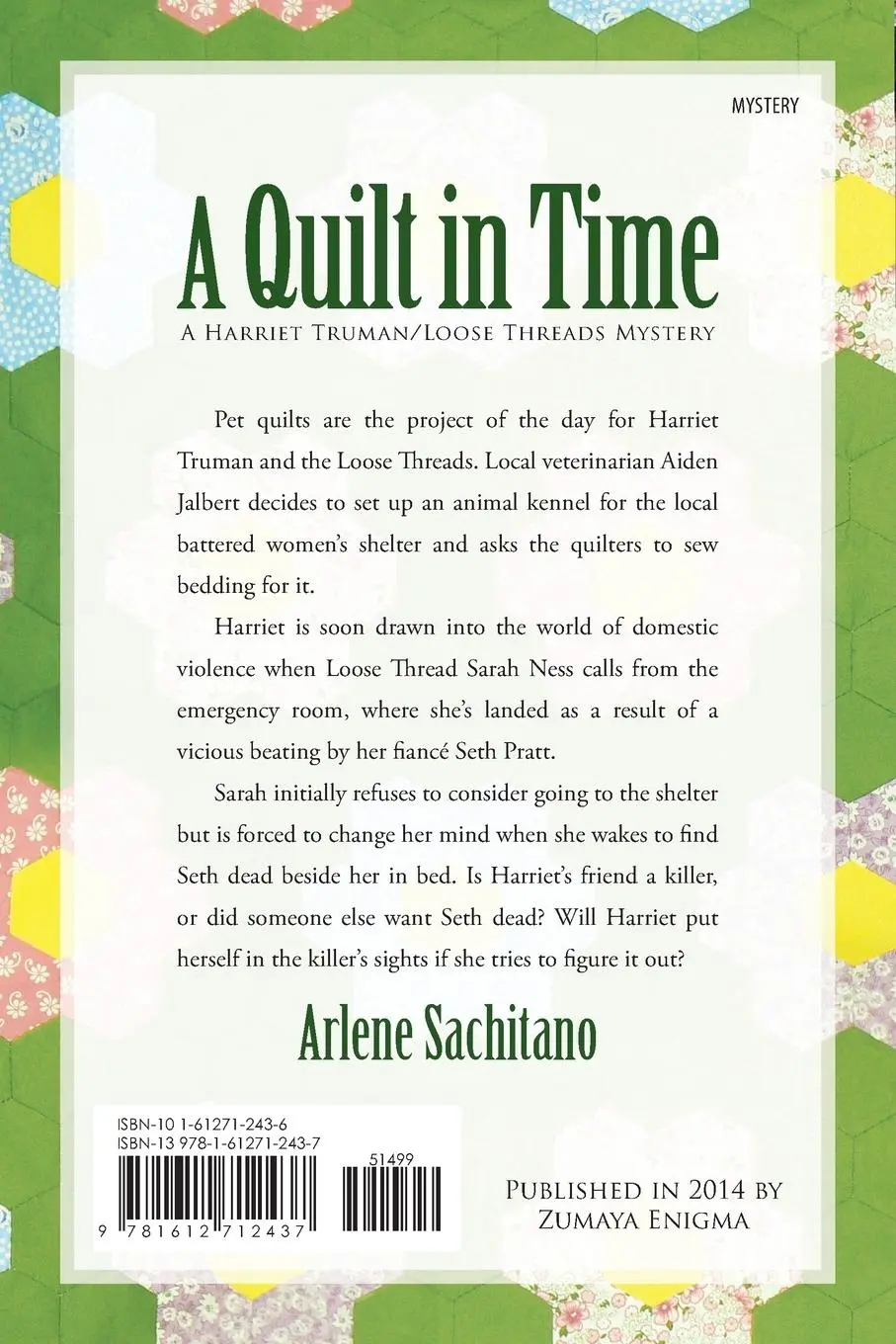 Rückseite: 9781612712437 | A Quilt in Time | Arlene Sachitano | Taschenbuch | Englisch | 2014