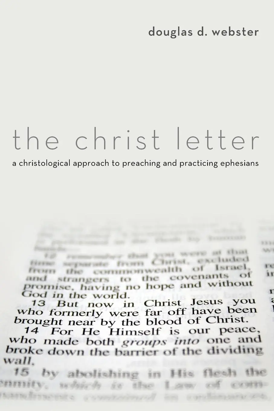 Cover: 9781620322437 | The Christ Letter | Douglas D. Webster | Taschenbuch | Englisch | 2012