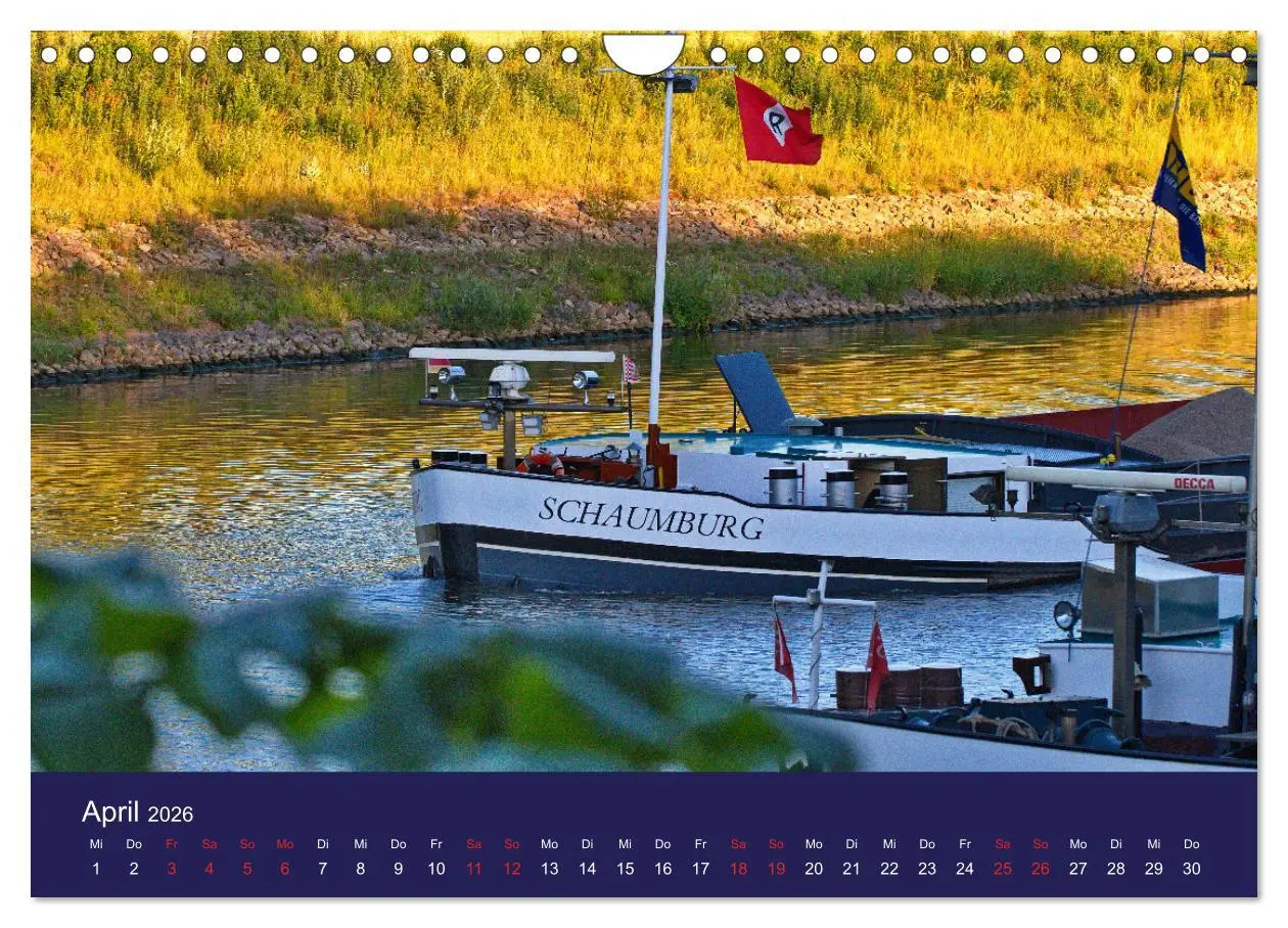 Bild: 9783457322437 | Binnenschiffe im Norden (Wandkalender 2026 DIN A4 quer), CALVENDO...