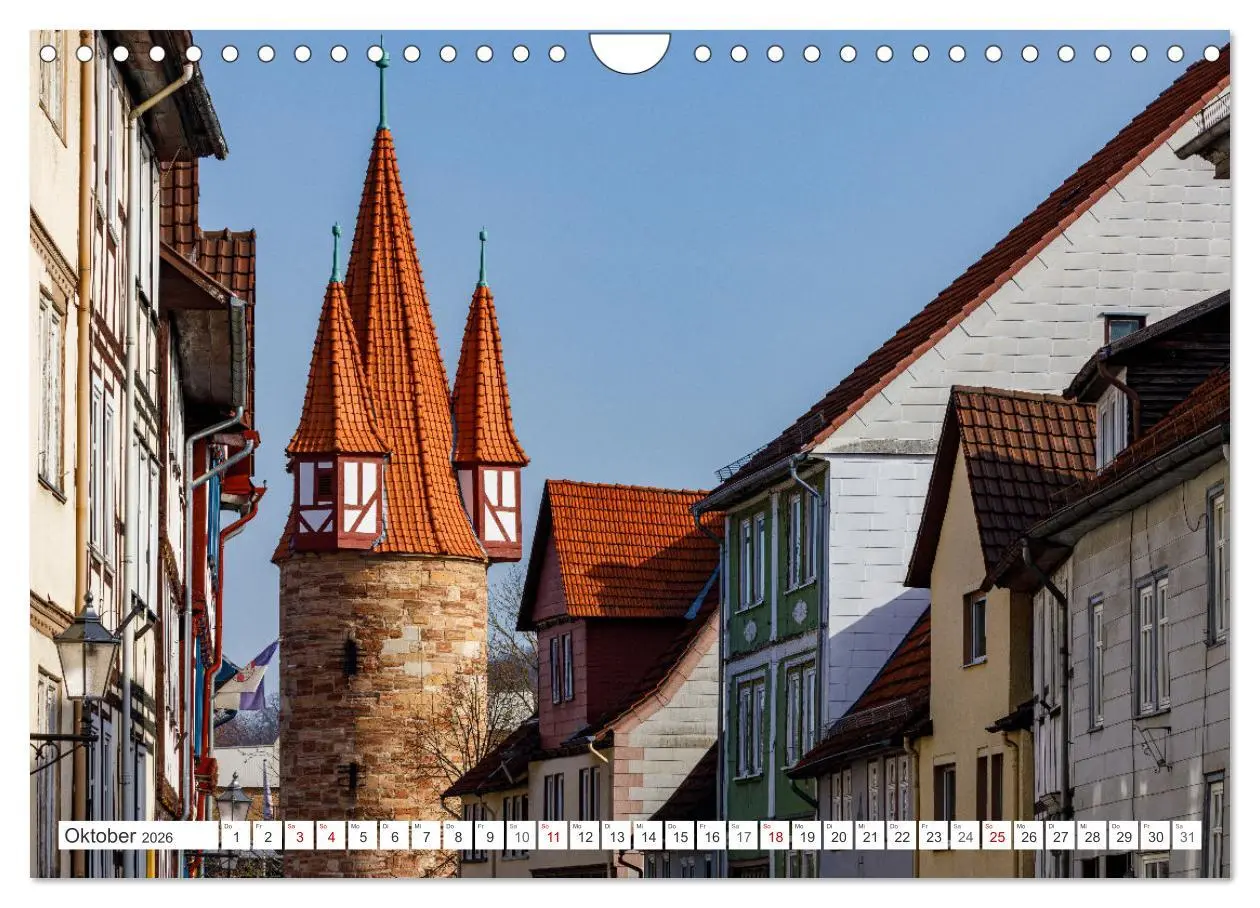Bild: 9783457632437 | Werrastadt Eschwege (Wandkalender 2026 DIN A4 quer), CALVENDO...