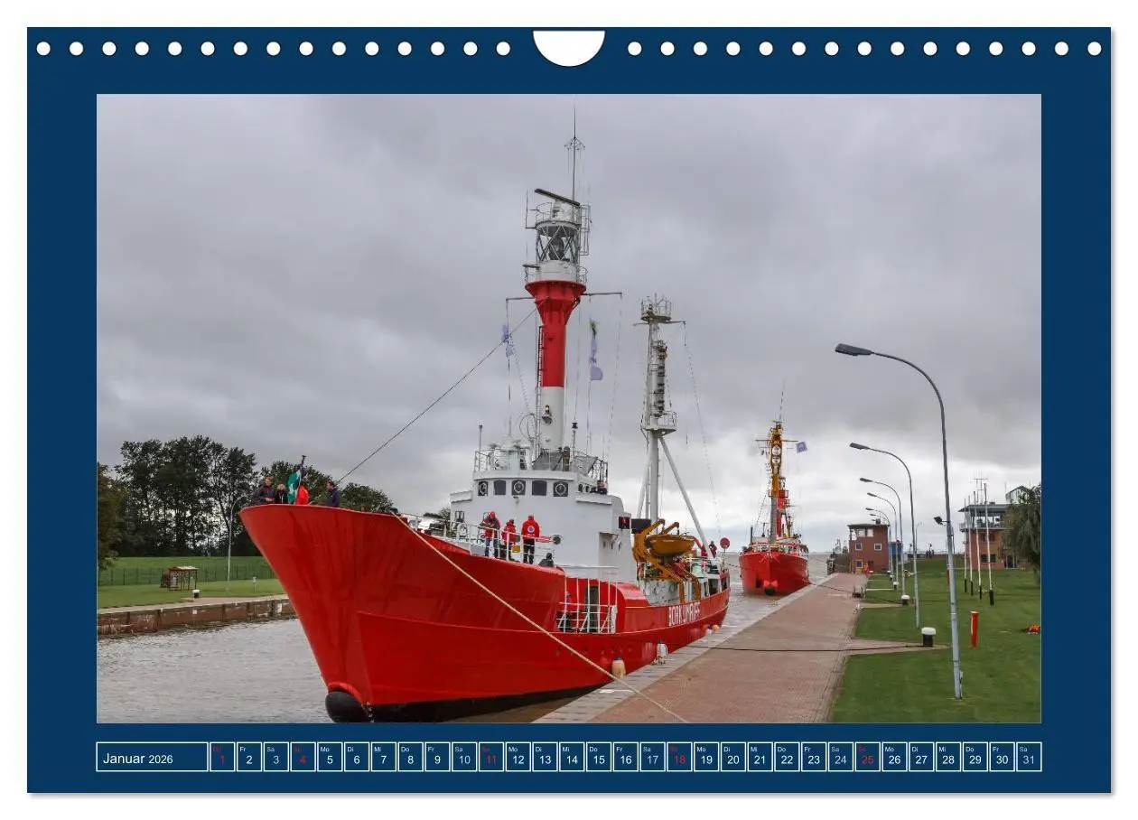 Bild: 9783516032437 | Feuerschiffe - Borkum Riff - Elbe 1 - Deutsche Bucht (Wandkalender...