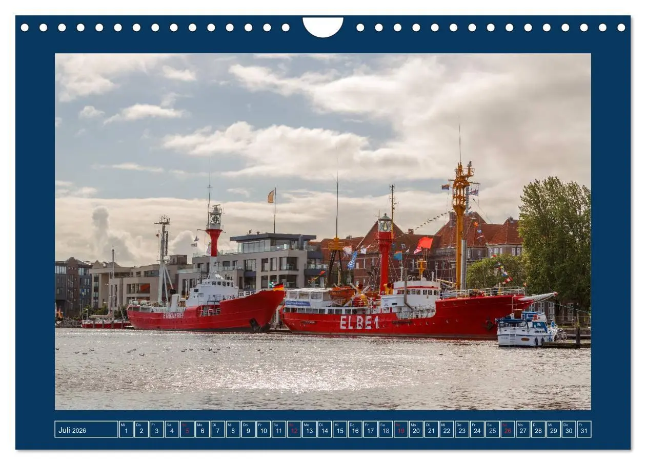 Bild: 9783516032437 | Feuerschiffe - Borkum Riff - Elbe 1 - Deutsche Bucht (Wandkalender...