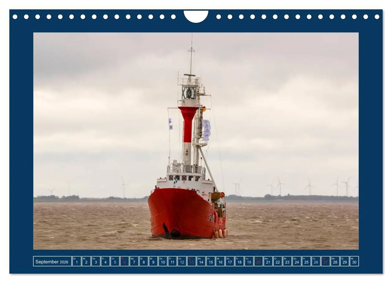 Bild: 9783516032437 | Feuerschiffe - Borkum Riff - Elbe 1 - Deutsche Bucht (Wandkalender...